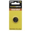 Powerdrive 2032 3V Lithium Button Battery PDCR20321B